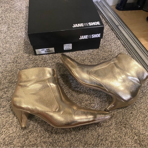 Free People Gold Booties - Picture 8 of 8